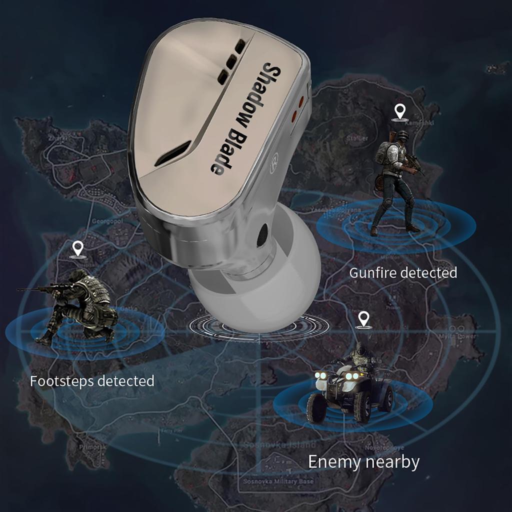 Linsoul CVJ Shadow Blade High-End Gaming In-Ear Dynamic Earphones with Removable Cable, Dynamic Driver + Powerful Vibration Unit, Professional-Level