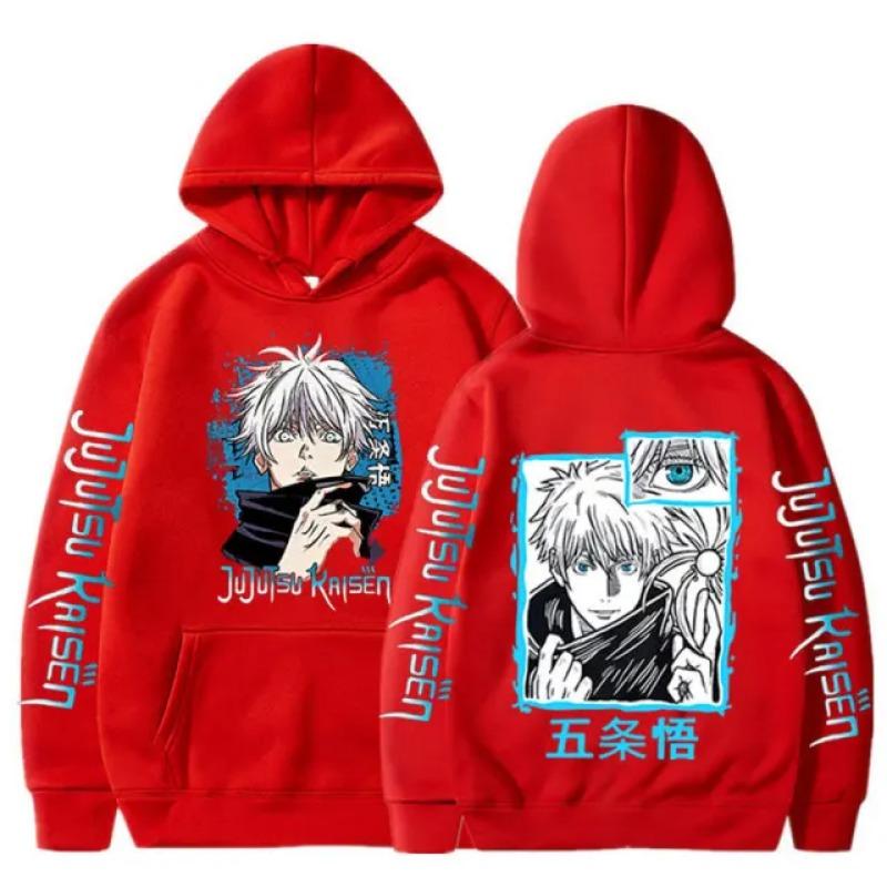 Anime Hoodie Hip Hop Men Women Loose Long Sleeve Autumn Pullover Print Hooded Sweatshirt