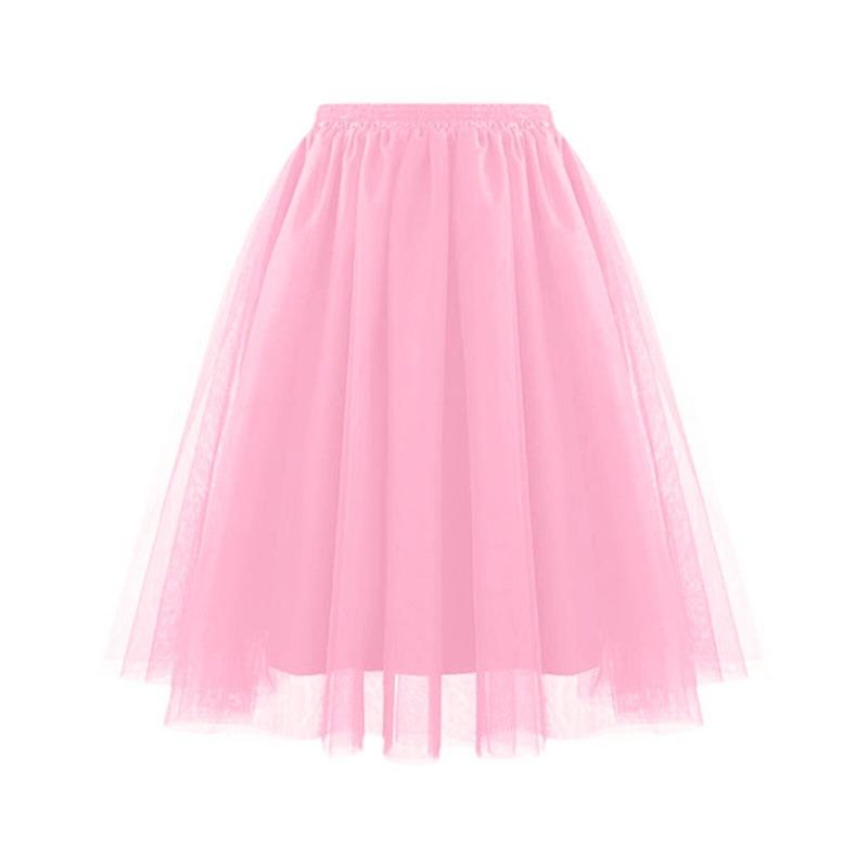 Tutu Skirt  Women Skirt Retro Party Tulle Ballet Rockabilly Petticoat Underskirt Dance Dress Cosplay Mesh Skirt