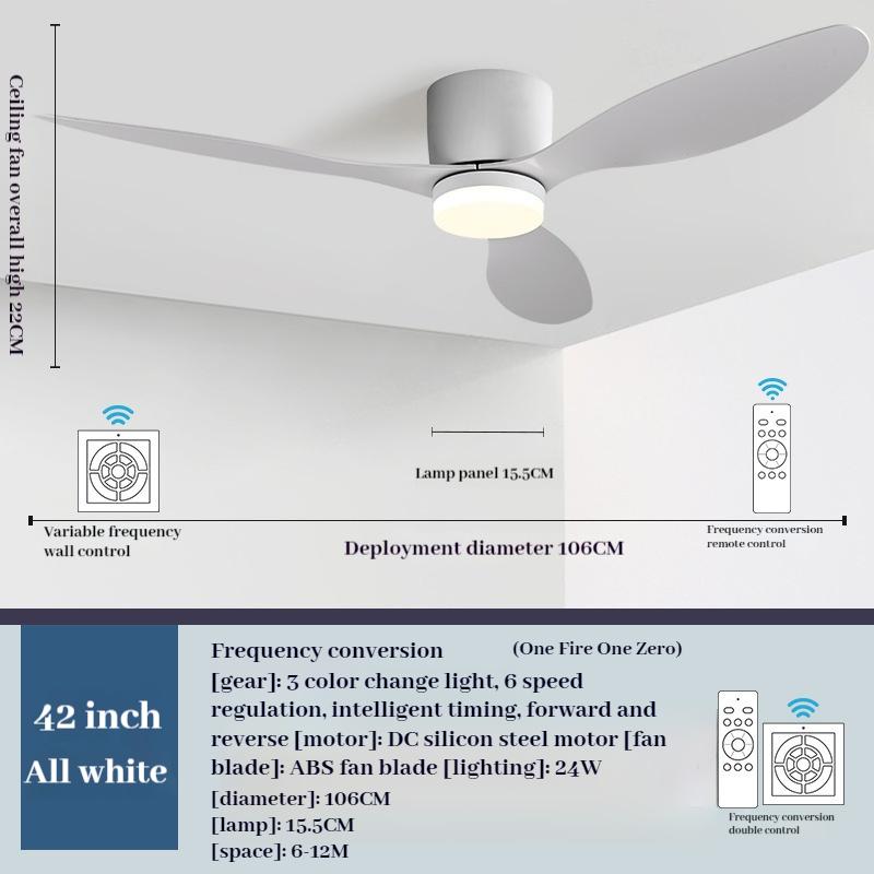 

85-265 В современный светодиодный потолочный вентилятор с подсветкой 42 52 дюйма двигатель постоянного тока 6 скоростей электрический вентилятор с пультом дистанционного управления потолочные вентиляторы для низкого пола лампы 85-265V
