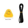 6Pcs D-Rings Patches PVC Stainless Deck Rigging Sets Inflatable Boat D-Rings Pad