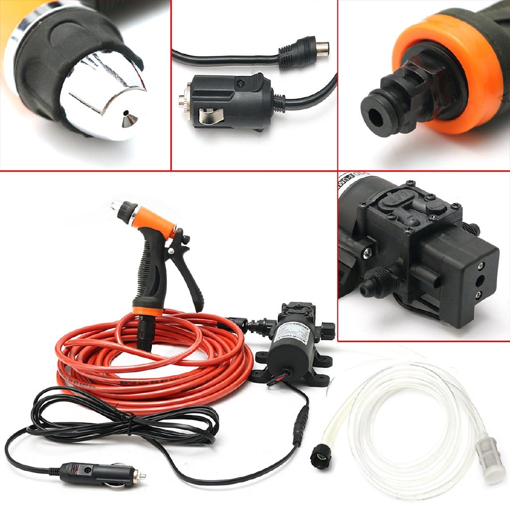 Universal 12V Portable 100W 160PSI High Pressure Electric Car Washer Washing Machine Water Pump Kit