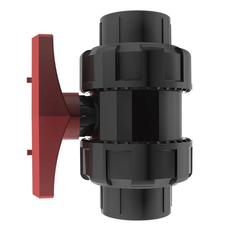 Hard Pipe Plumbing Double Union Control Part, UPVC Union End Component for Service Access and Pipe Management Use