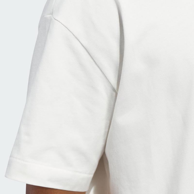adidas Basketball FW24 The 2025 Collection Chapter 01 Casual Comfortable Short Sleeve T-Shirt Unisex Tops White Black Red JE3762