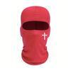 1Pcs Cross Riding Helmet Headgear Breathable Black Balaclava Face Mask Moisture Wicking For Cycling Hiking Outdoor Headgear