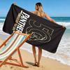 True Penrith Panthers Print Beach Towel, Large Soft Quick Dry Towel for Beach Camping Swimming