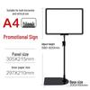 A4 Poster Display Stand for Warehouse and Workshop
