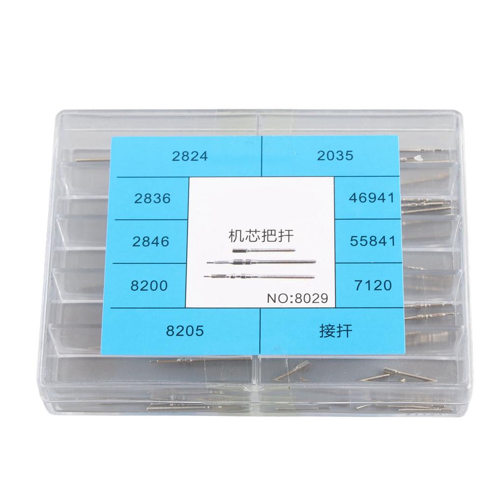 Stahovací korunky Nerezová ocel Prodlužovací tyčinka pro náramkové hodinky Sada pro strojek 2824 2836 2846