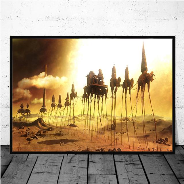 Famous Surrealism Canvas Paintings By Salvador Dali Wall Art Posters and Prints Wall Art Pictures for Living Room Home Decor