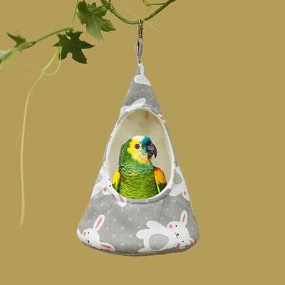Závěsná houpací síť pro domácí mazlíčky Vyjímatelná omyvatelná klec pro papoušky Hnízdo pro papoušky Příslušenství pro křečky