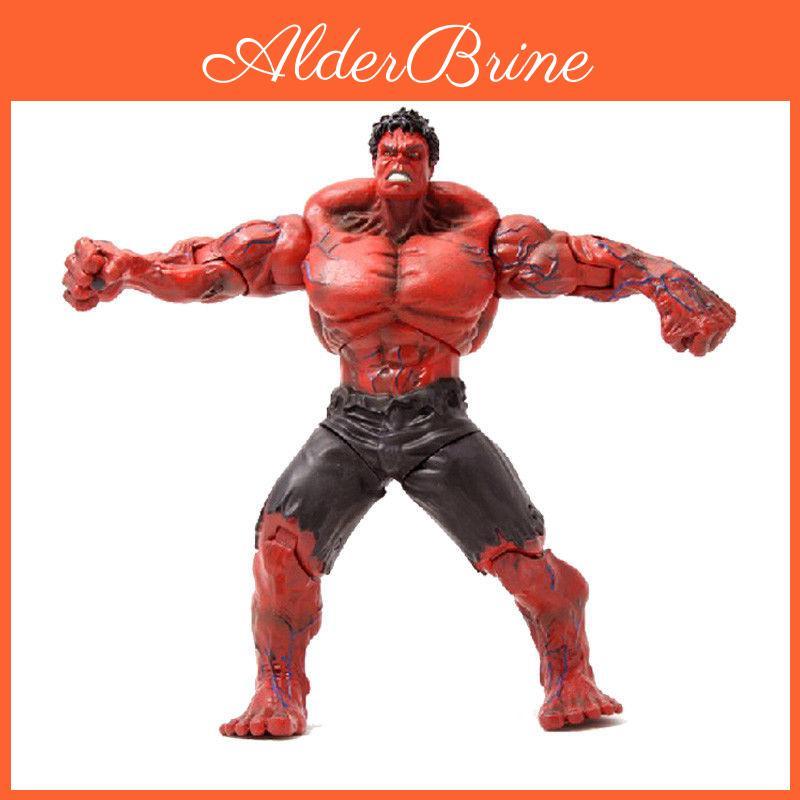 Utrolig Rød Hulk 10" Universe Actionfigur Premium Kvalitet Samleobjekt