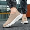 Unisex Ultra Light Flyknit Sock Walking Shoes Color Block Non Slip Sport Sneakers Sizes 36-45 for Walking Travel and Daily Wear