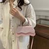 Chic Pu Leather Small Square Bag In Black Silver Pink And Khaki For Everyday Use