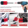 Wheel Brush, Soft Drill Wheel Cleaner Brush, Drill Brush For Car Wheel, No Scratches Highly Dense And Durable Car Wheel Brush Rim Tire Car Cleaning