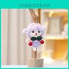 Adorable Plush Toy Cherry Lamb Doll Cute Stuffed Animal Keychain Pendant Bag
