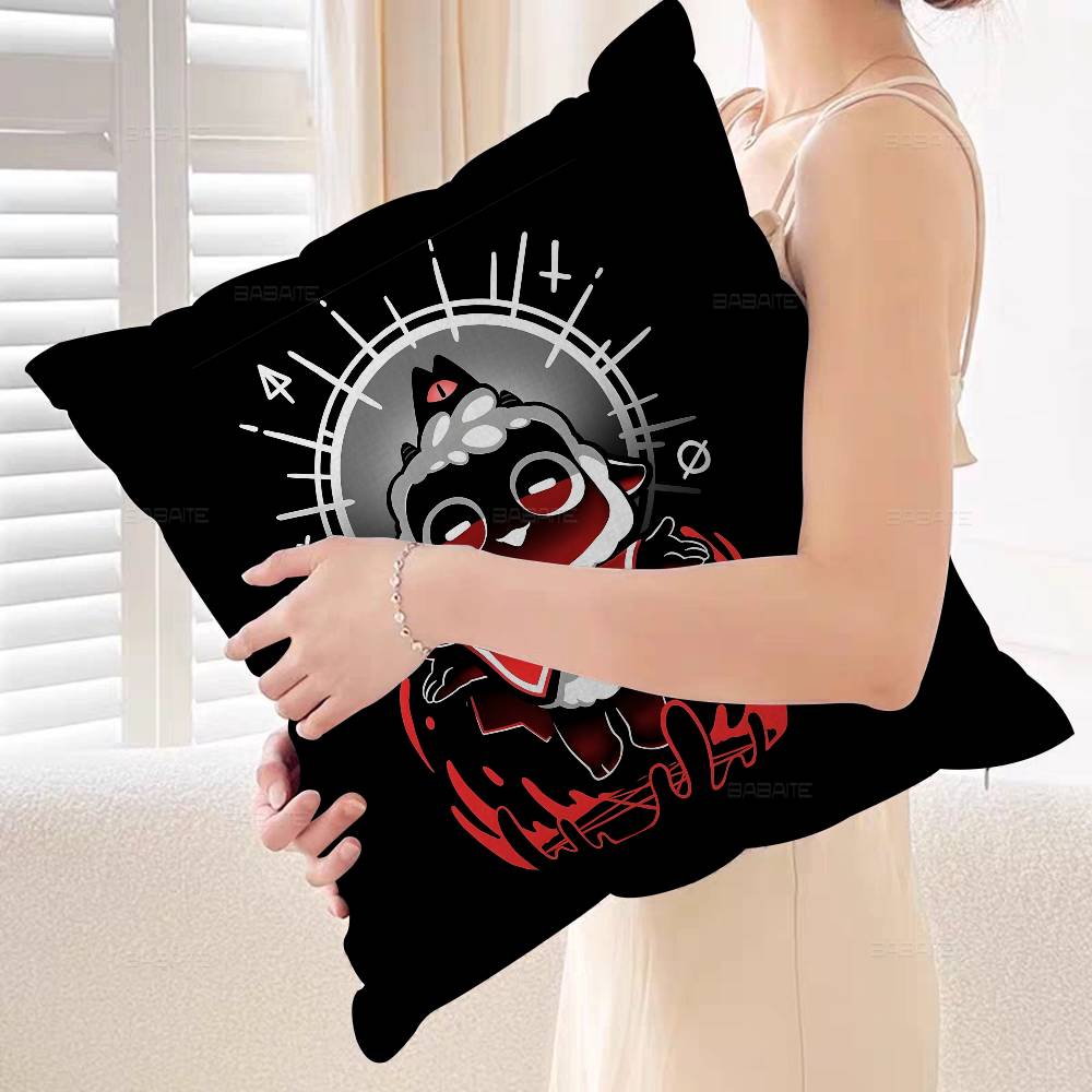 Popular Game C-Cult Of The L-Lamb Cushion Cover Pillowcase Upholstery Sofa Throw Pillow Home Decor Pillowcas