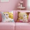 anime The Rose of Cushion Cover Soft  EasyWash Pillow Case  Versatile for Couch Bed Travel and Office