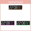Digital Led Alarm Clock With Date Temperature Calendar Night Light For Bedroom Decor