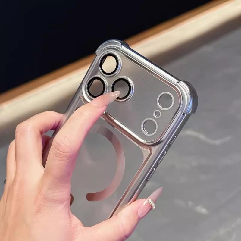 Applicable to iPhone11promax matte matte magnetic mobile phone case Apple 11 four-corner airbag anti-drop protective cover