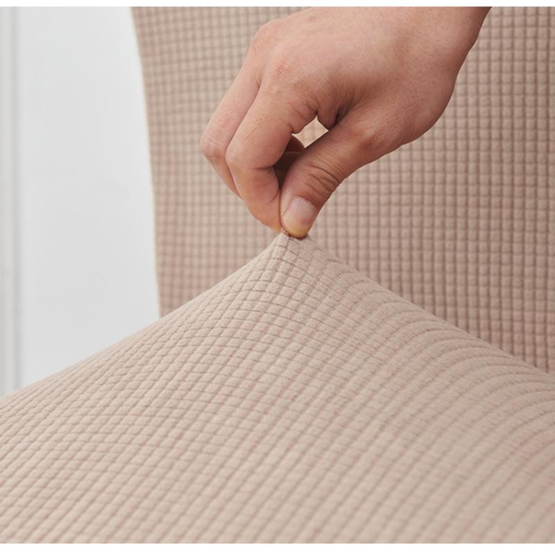 European-Style Skirted Spandex Chair Cover Premium Quality And Comfort Knitted Chair Cover Universal Seat Slipcovers