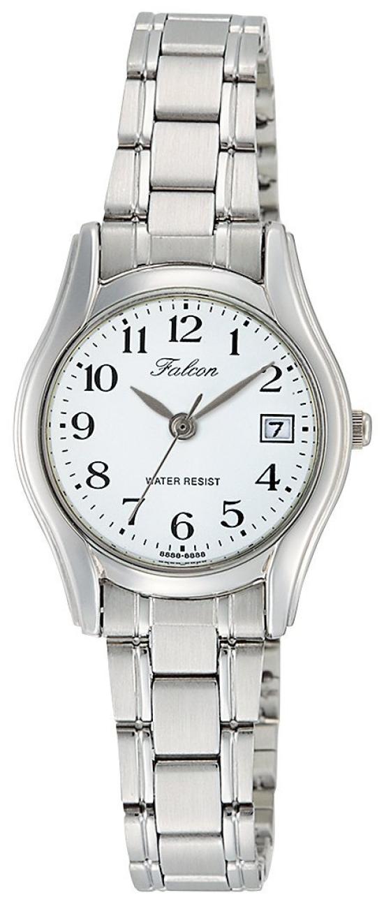 

[Citizen Q&Q] Watch Analog Waterproof Date Metal Band D017-204 Women s White