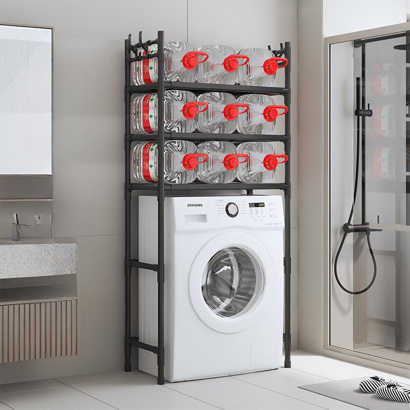 Freestanding Large Capacity Washing Machine with Multi-Layer Storage Wardrobe and No-Punch Space-Saving Design
