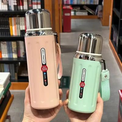 New 800ml Vacuum Flask Insulated Water Bottles Travel Thermal Cups For Hot And Cold Beverage Summer Winter Drinkware Gifts