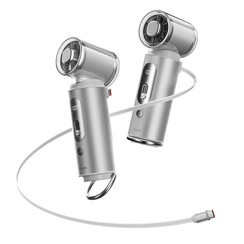 VENIDER Portable Handheld Cooling Fan with Power Bank