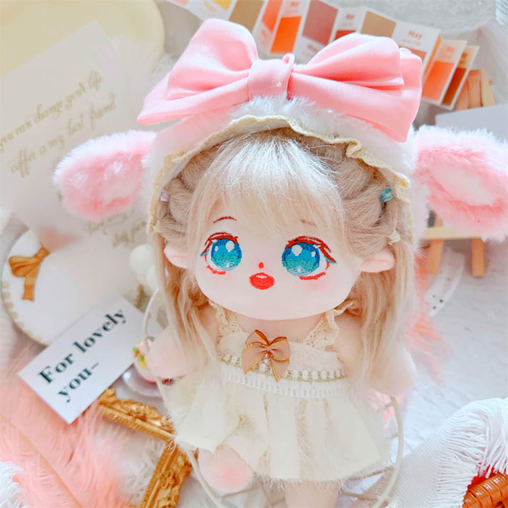 Niannyyhouse 20cm Plush Toy Clothes: Tweed Skirt Suit, Tiara, Jacket, Skirt, Backpack, Cotton Doll Accessories, Dress-Up