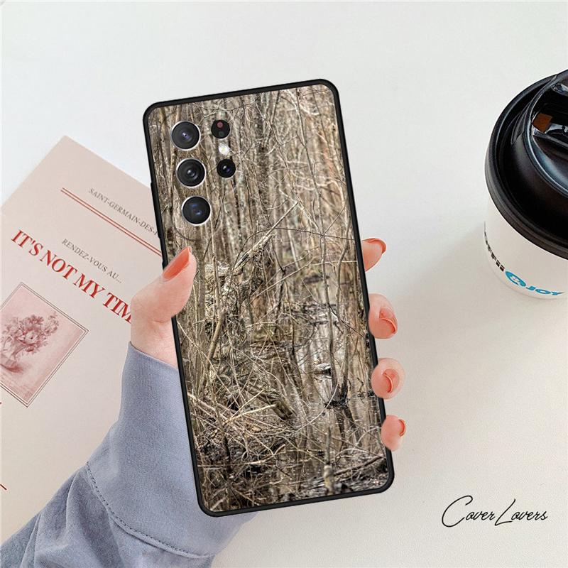 Hunting Camouflage Pattern phone case For Samsung Galaxy S24 S25 S23 S22 Ultra Note 10 20 Plus S20 S21 FE Cover
