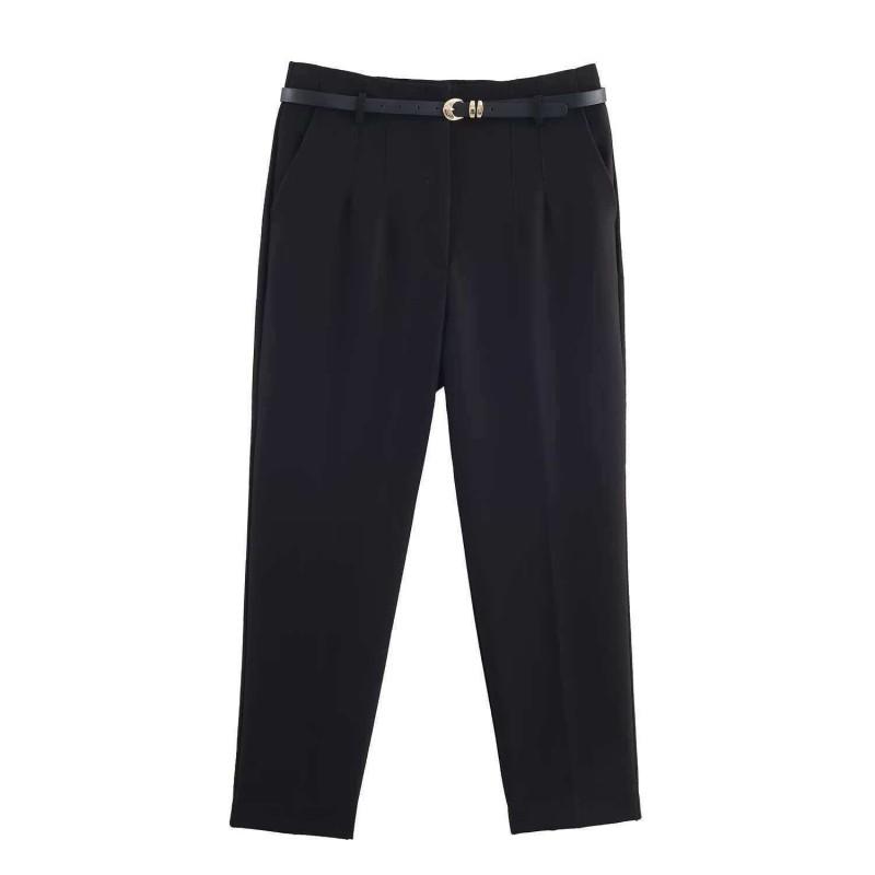 ZA Womens Slim Fit Dress Pants Versatile Office Commute Trousers Multiple Colors