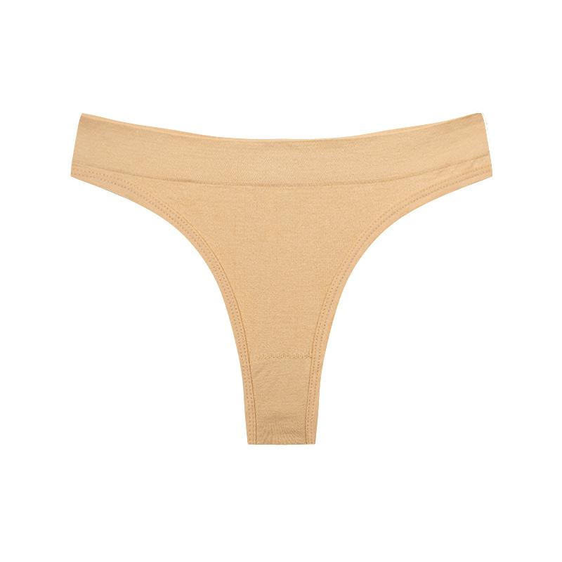 Popular women's seamless thongs are hot in Europe and America, skin-friendly, comfortable, low-rise sexy maternity panties for women