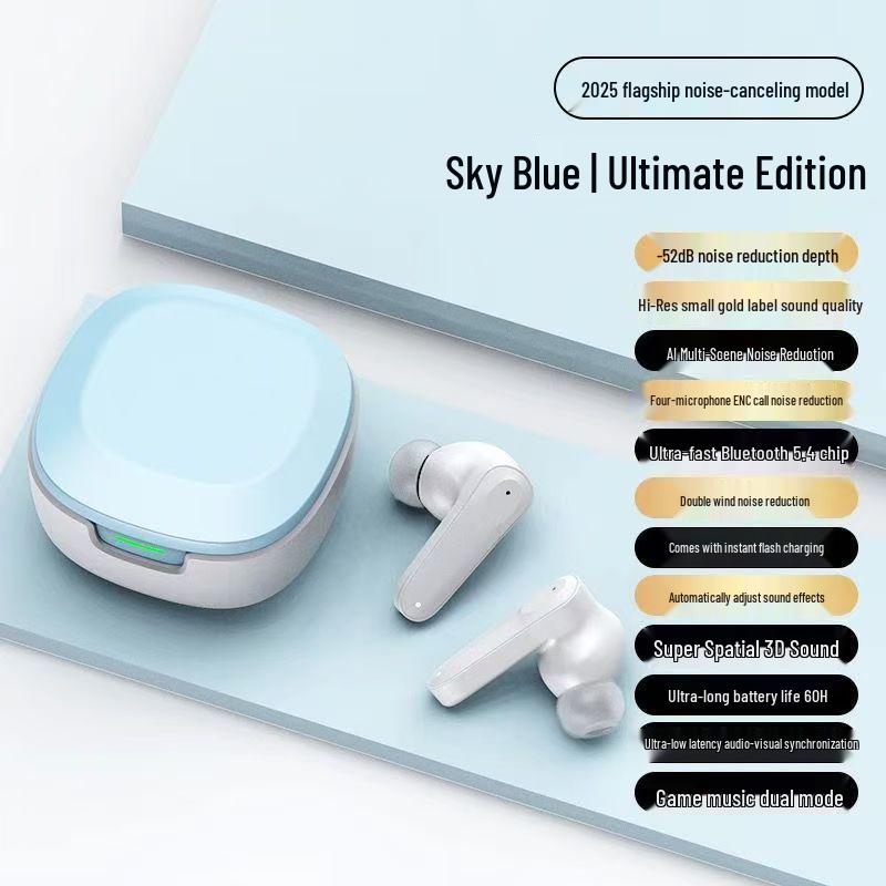

A98 Bluetooth Earbuds: Noise Canceling, Wireless, Long Battery, High-Quality Sound, Dynamic for Gaming