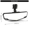 UTV Rear View Mirror System Adjustable Clamp Mounting Suitable For Various Side By Side Vehicle Models Adventure Rides