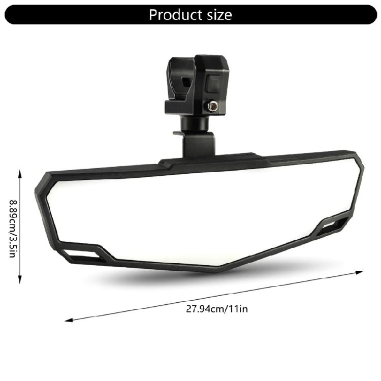 UTV Rear View Mirror System Adjustable Clamp Mounting Suitable For Various Side By Side Vehicle Models Adventure Rides