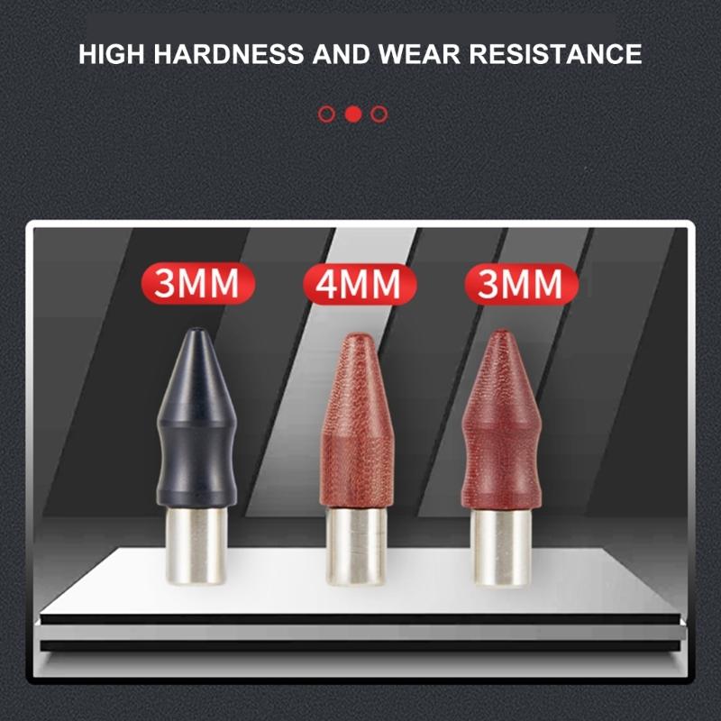 Automotive Repair Tool Car Dent Magnetic Tap Down Pen Sheet Metal Dent Repair Leveling Pen with 3 Interchangeable Head
