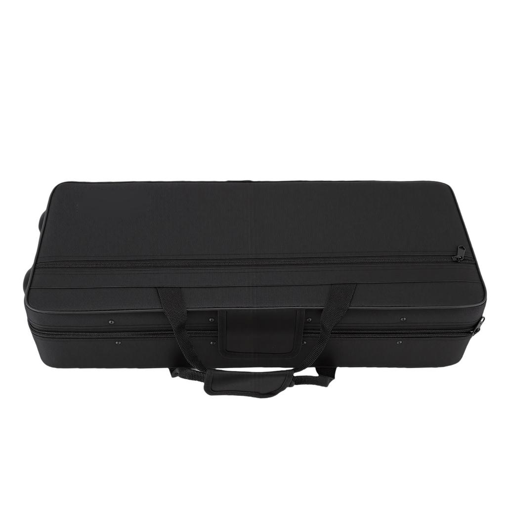 Altsaxophon Koffer Hartschale Saxophon Tragetasche Oxford-Stoff Tragbar Wasserdicht mit Verstellbarem Schultergurt