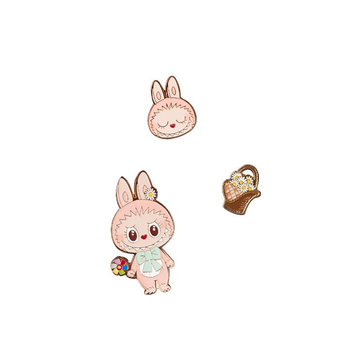 New POP MART LABUBU MOKOKO Sweetheart Collection, Let's Go Flower Picking Combination Badge Trend Based Products PPMT-2309-0035