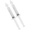 2pcs 10ml Syringe Baby Nasal Irrigator Silicone Baby Infant Nose Cleaner Rinsing Device