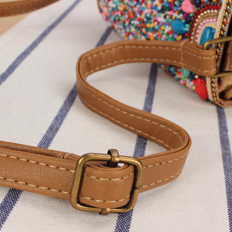 Bolso Mini Cruzado Chic Tejido a Mano de Cuerda de Papel - Diseño Nicho Minimalista Premium de Alta Gama para Mujeres con Estilo