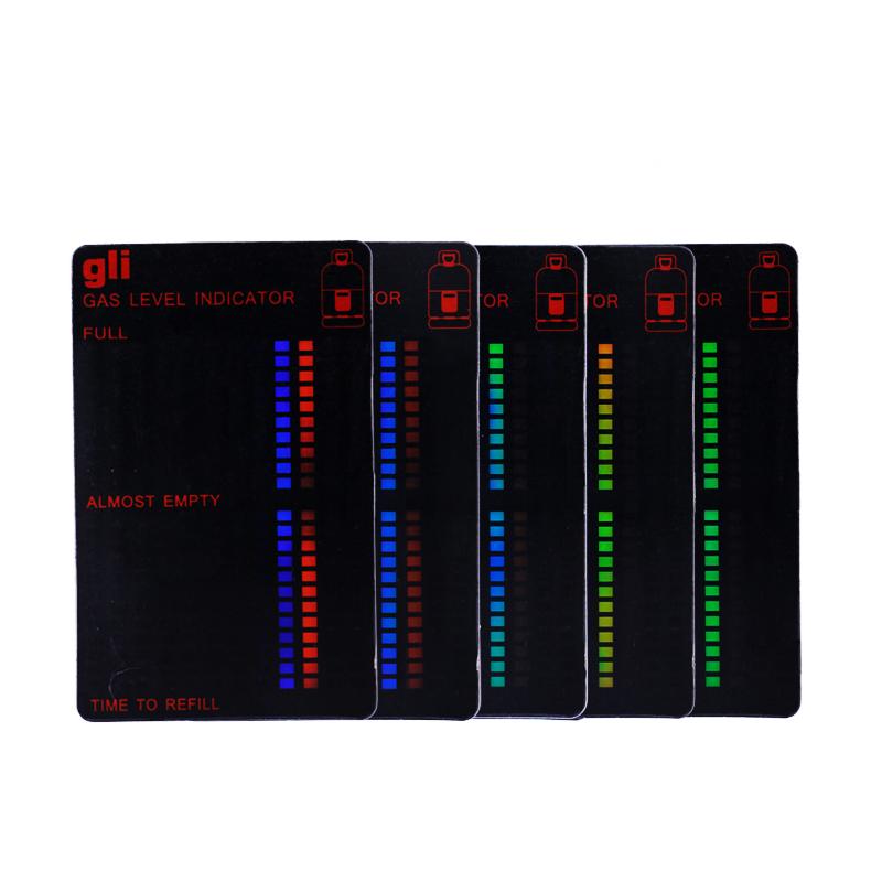 Gassnivåindikator Propan Butan LPG Drivstoff Magnetisk Måler Gassrykkmålekort Flasketemperaturmålestav
