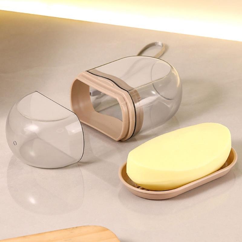 Elegant Transportable Soap Container For Travel Protective Plan With Air Openings Small Bathroom Accessories