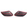 For Porsche Taycan 2019-2026 Real carbon fiber Car Exterior Rearview Mirror Protective Cover Car Exterior Accessories