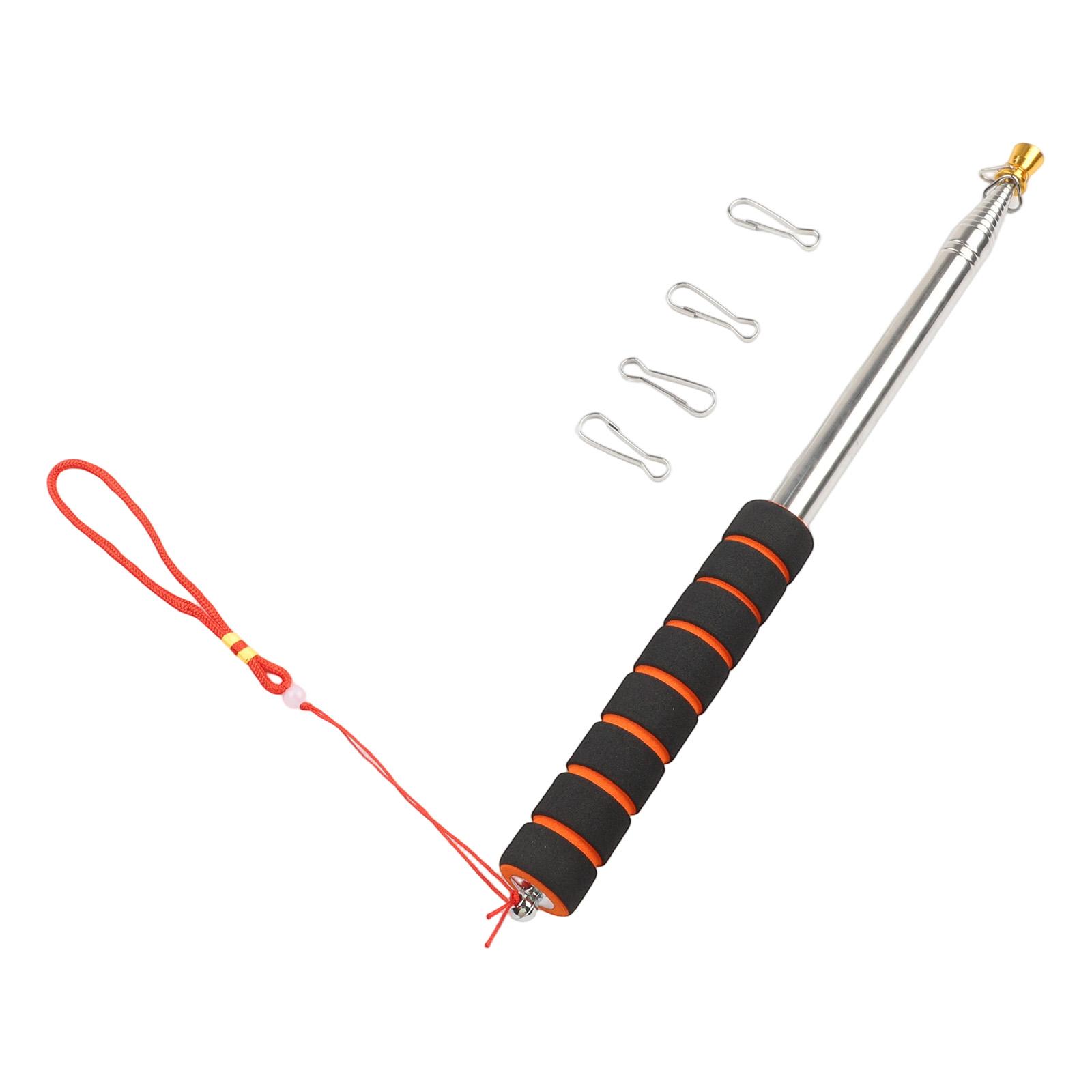 Portable Flagpole Telescopic Handheld Flagpole 3 Meters Sturdy Construction Telescopic Design Easy To Carry Foldable For Storage China Mainland