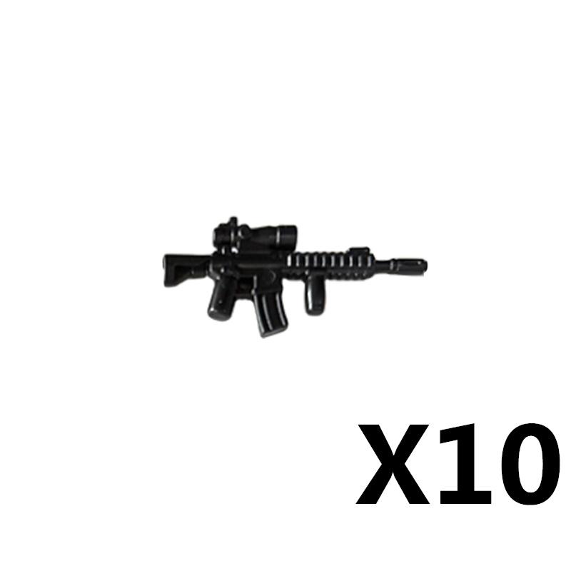 Vojáci Figurky Zbraně Stavebnice Pistole Poposha MP40 Puška AK74 Raketomet Kulka Plamenomet Hračky Dárek T051