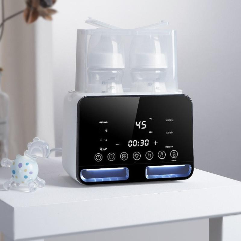 Automatic Baby Breast Milk Constant Temperature Device Intelligent Bottle Sterilizer Multi Functional Dual Bottle Milk Warmer