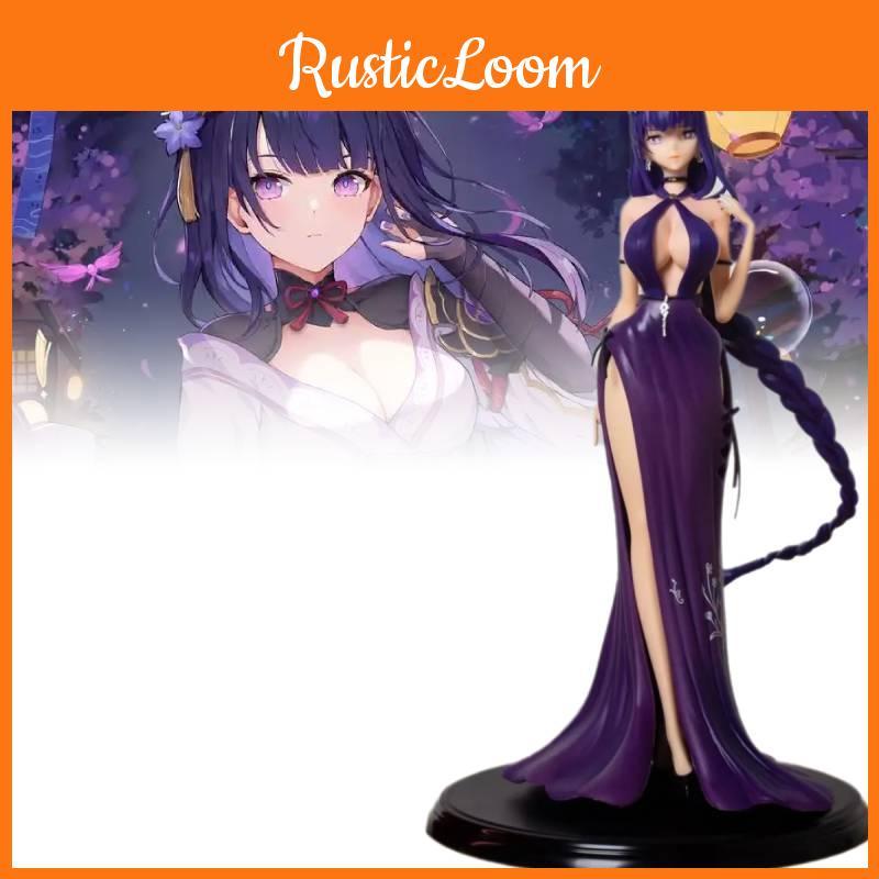 Raiden Impact Genshin Shogun Figurine Dress Game Cartoon Model Toys Gifts Fans