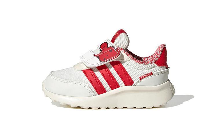 Adidas Neo Run 70S CNY AC Anti-Slip Wear-Resistant Low-Top Sports Casual Shoes White Red Infant And Toddler IE4263 21