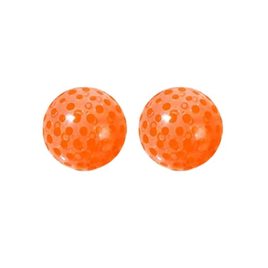 2Pcs 3.5CM Colorful Stress Ball Funny Stretch TPR Anxiety Relief Decompression Squeeze Ball Sensory Squishes Fidget Toy Kids Teens Adults Gift
