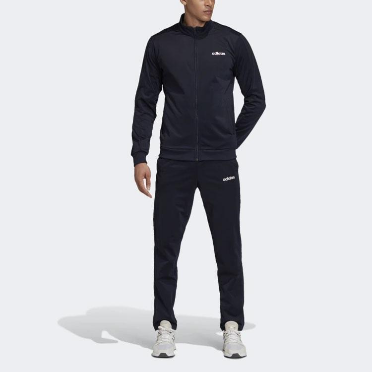 Adidas Letter Logo Sports Suit International Version Men Sportswear Dark-Blue FM6312